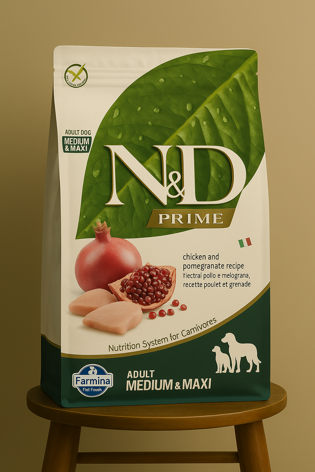 N&D Prime Tavuk Etli ve Narlı  Orta ve Büyük Irk Yetişkin Köpek Maması