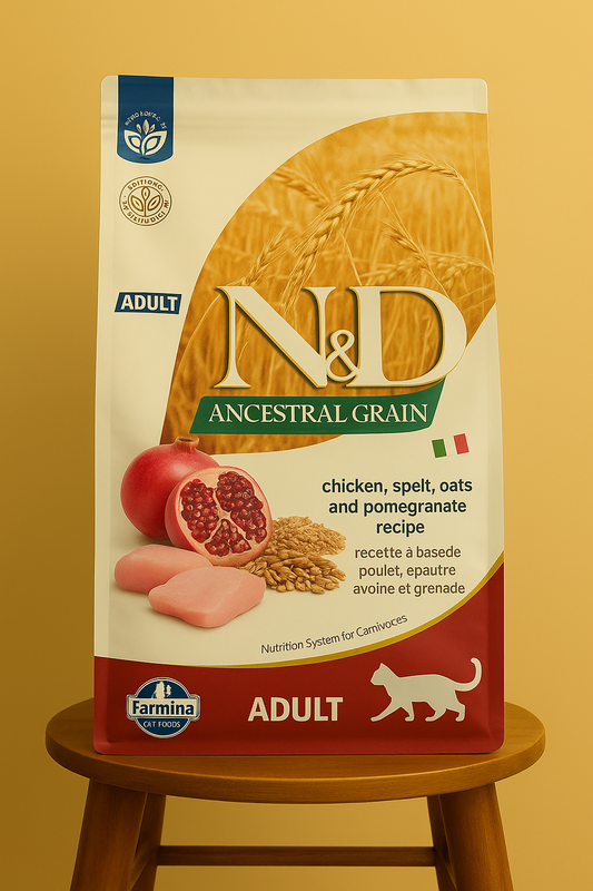 N&D Düşük Tahıllı Tavuklu Narlı Yetişkin Kedi Maması