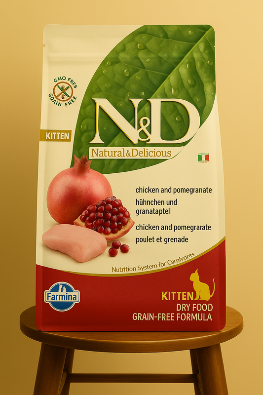 N&D Prime Kitten Tahılsız Tavuklu ve Narlı  Yavru Kedi Maması